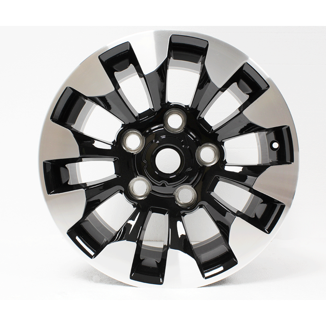 Sawtooth Style Alloy Wheel - Gloss Black Diamond Cut 18x8 ET20 5x165 Position 1