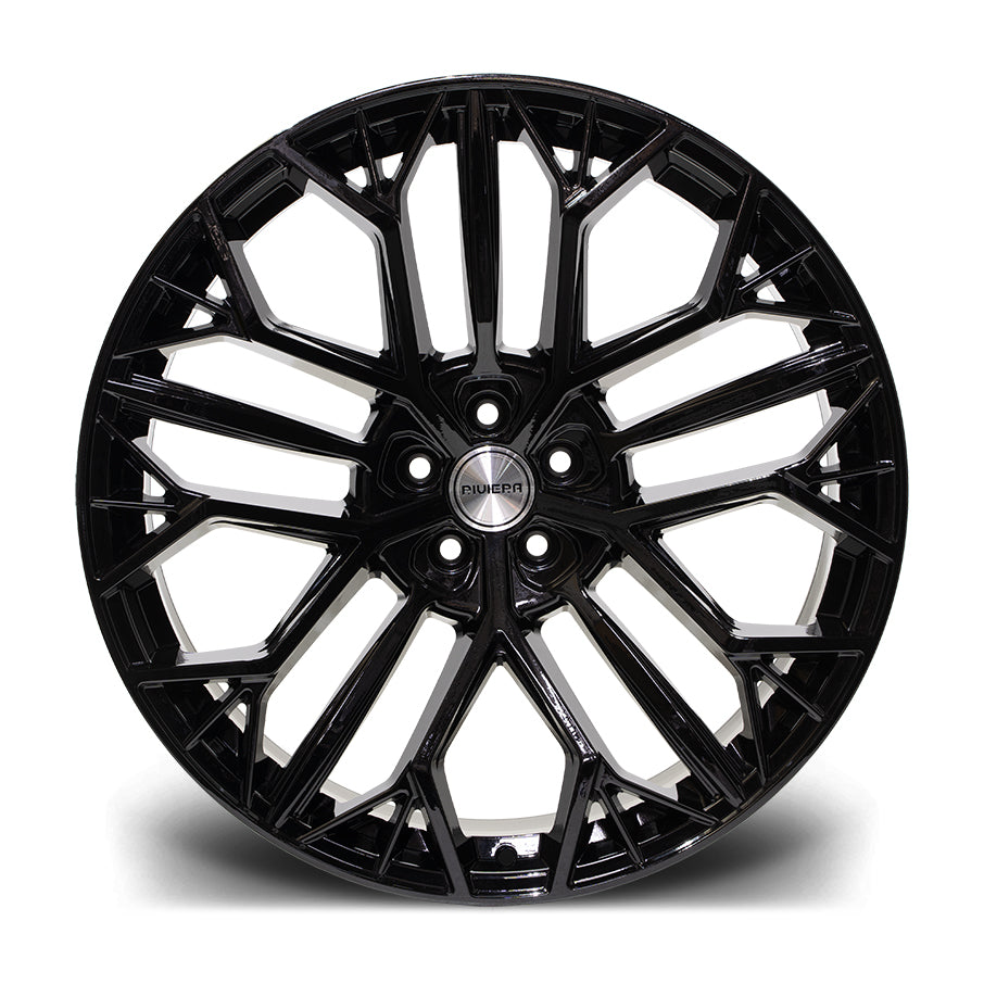 22 INCH RIVIERA RV198 GLOSS BLACK ALLOY WHEEL (SET OF 4) Position 2