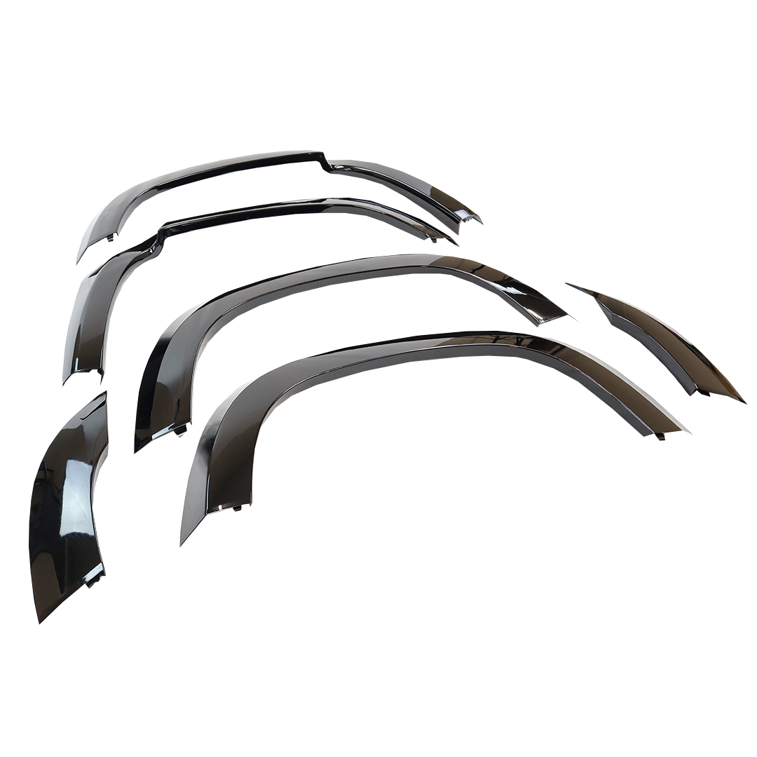 Defender L663 Wide Wheel Arch Kit - Gloss Black Position 1