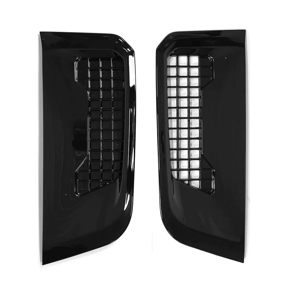 Defender L663 Gloss Black Side Vents Position 1