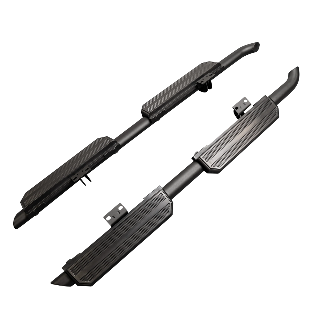 Defender 130 L663 Black Side Steps Position 1