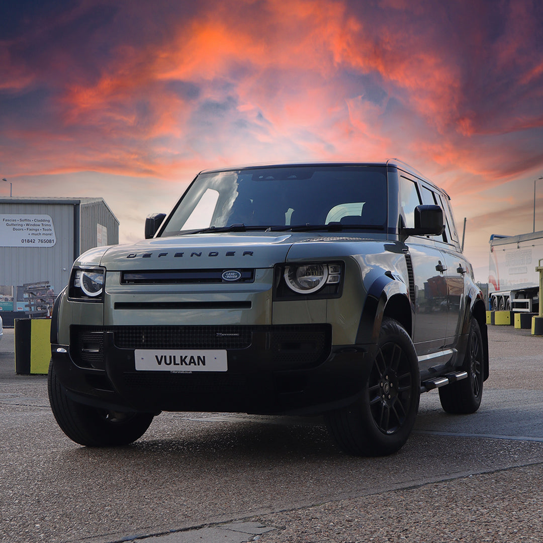 Defender L663 Wide Wheel Arch Kit - Gloss Black Position 6