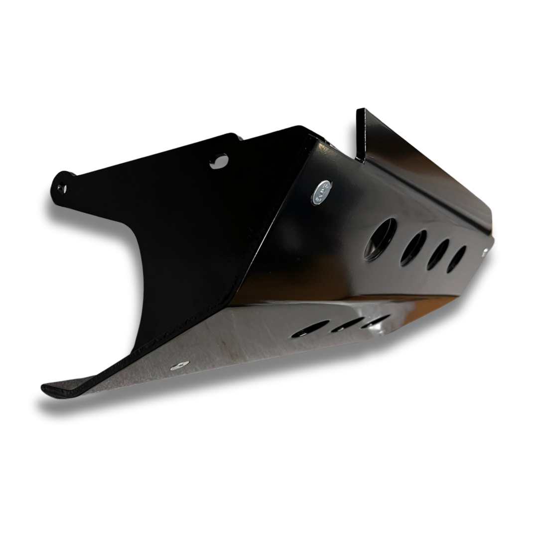 Defender Steering Guard Heavy Duty 8mm Aluminium RHD Position 2