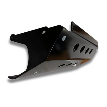 Defender Steering Guard Heavy Duty 8mm Aluminium RHD Position 2