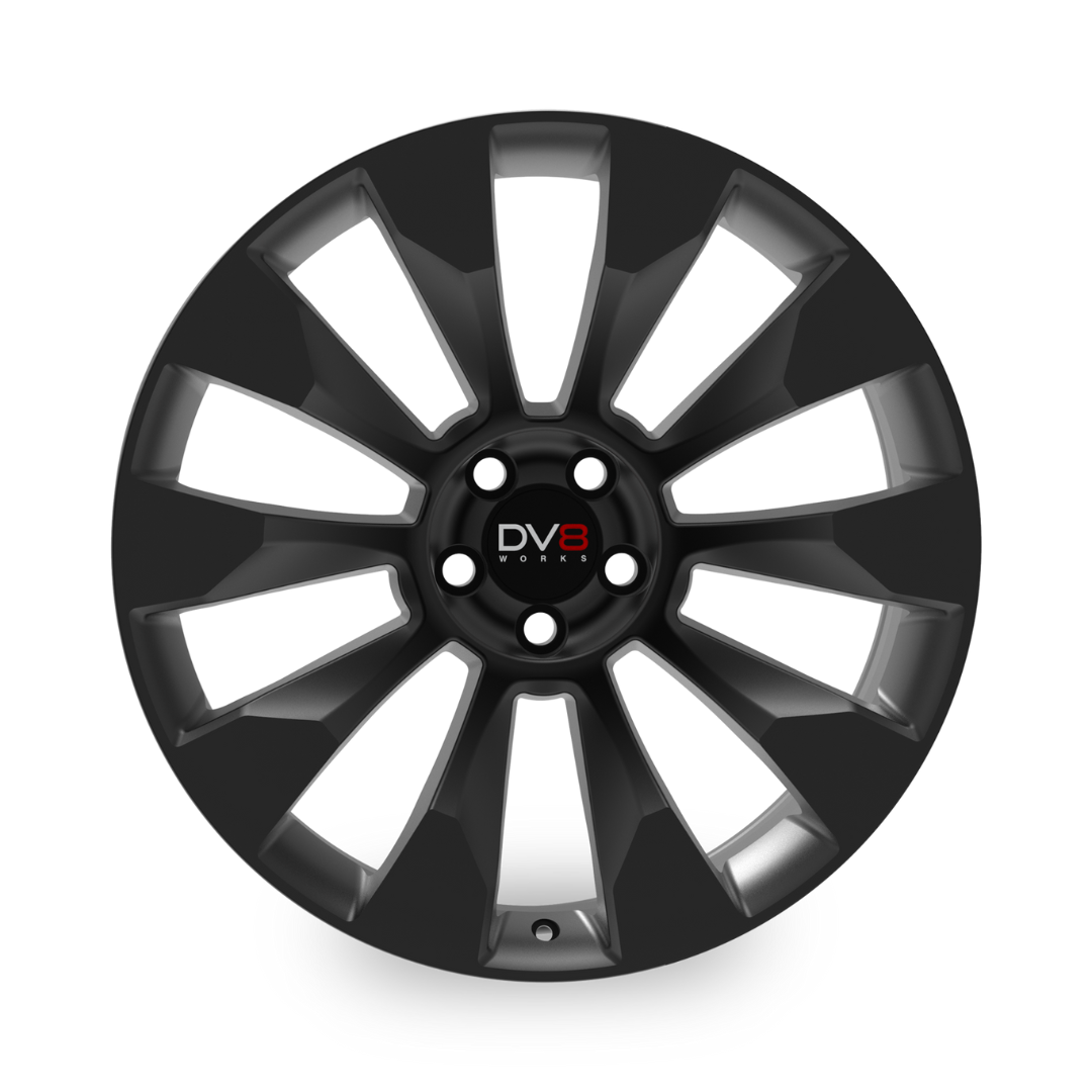 DV8 Works Expedition Alloy Wheel 22" x 9" ET35 Black (Set of 4) Position 2