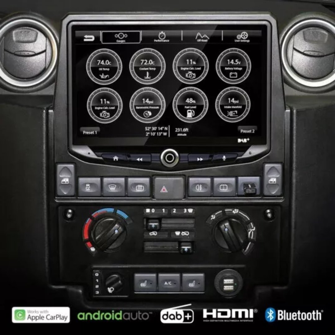 Stinger Defender head unit Position 2