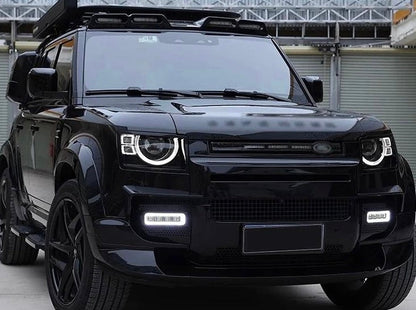 Defender L663 Triple DRL Fog Lights Position 2
