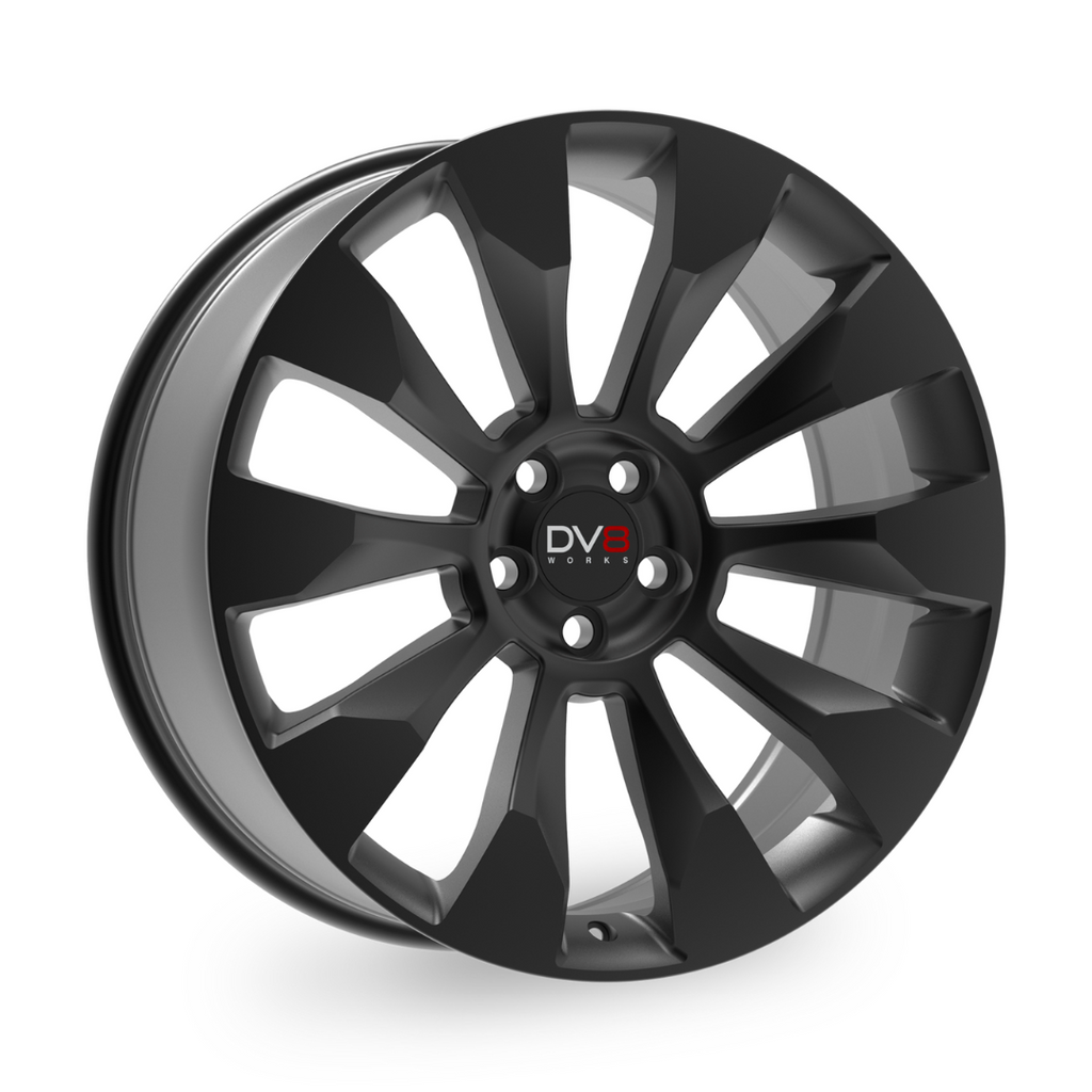 DV8 Works Expedition Alloy Wheel 22" x 9" ET35 Black (Set of 4) Position 3