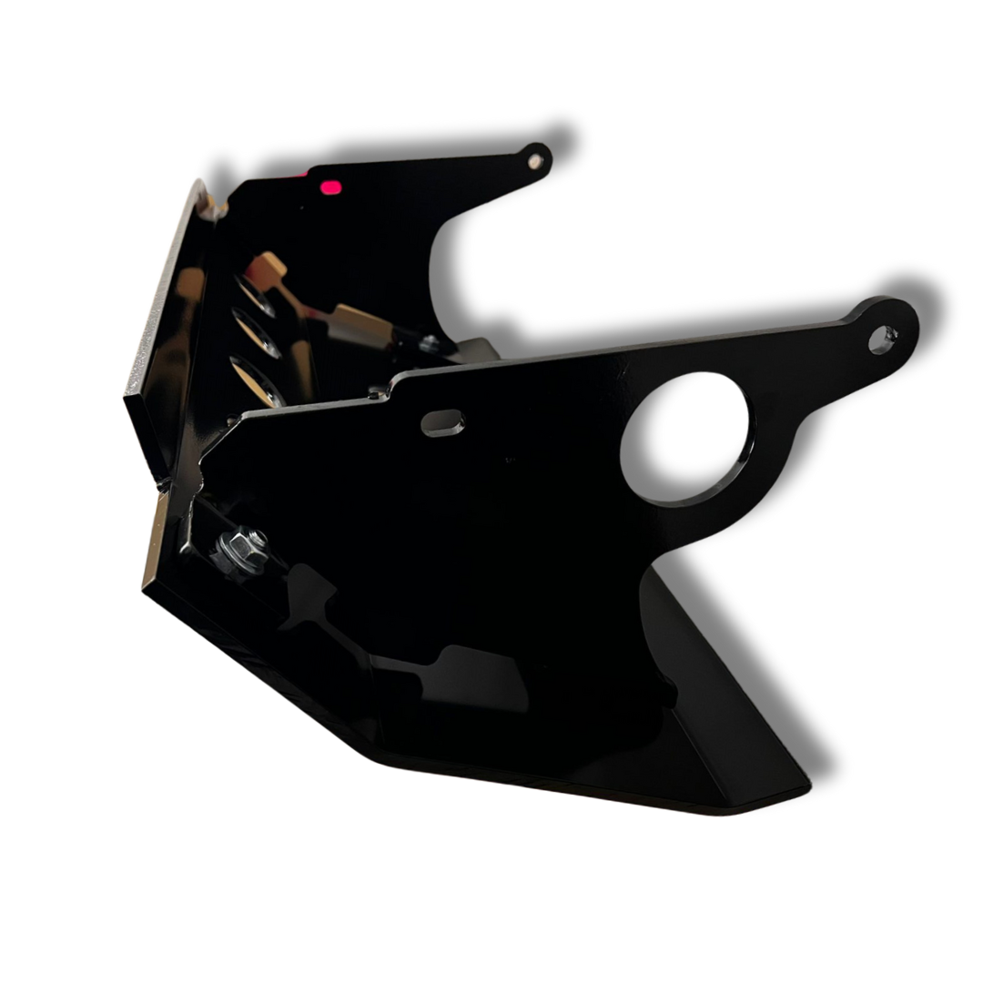 Defender Steering Guard Heavy Duty 8mm Aluminium RHD Position 3