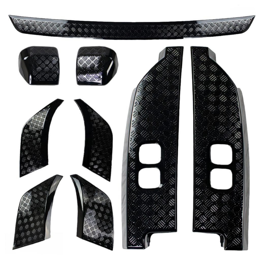 Defender L663 90/110 9 - Piece Chequer Plate Protection Kit Position 1