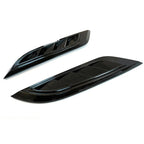 Defender L663 Gloss Black Raised Bonnet Inserts V3 Position 1
