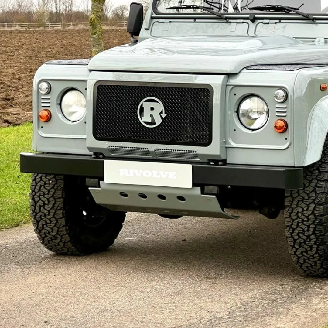 Defender Steering Guard Heavy Duty 8mm Aluminium RHD Position 5