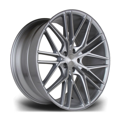 22 INCH RIVIERA RV130 SILVER BRUSHED ALLOY WHEEL (SET OF 4) Position 1