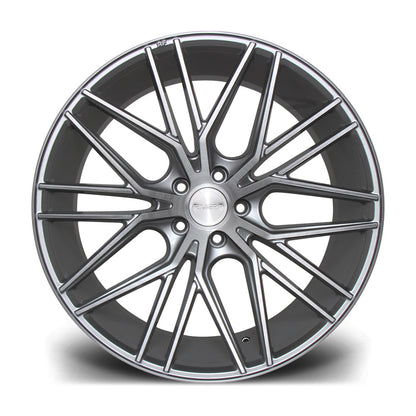 22 INCH RIVIERA RV130 SILVER BRUSHED ALLOY WHEEL (SET OF 4) Position 2