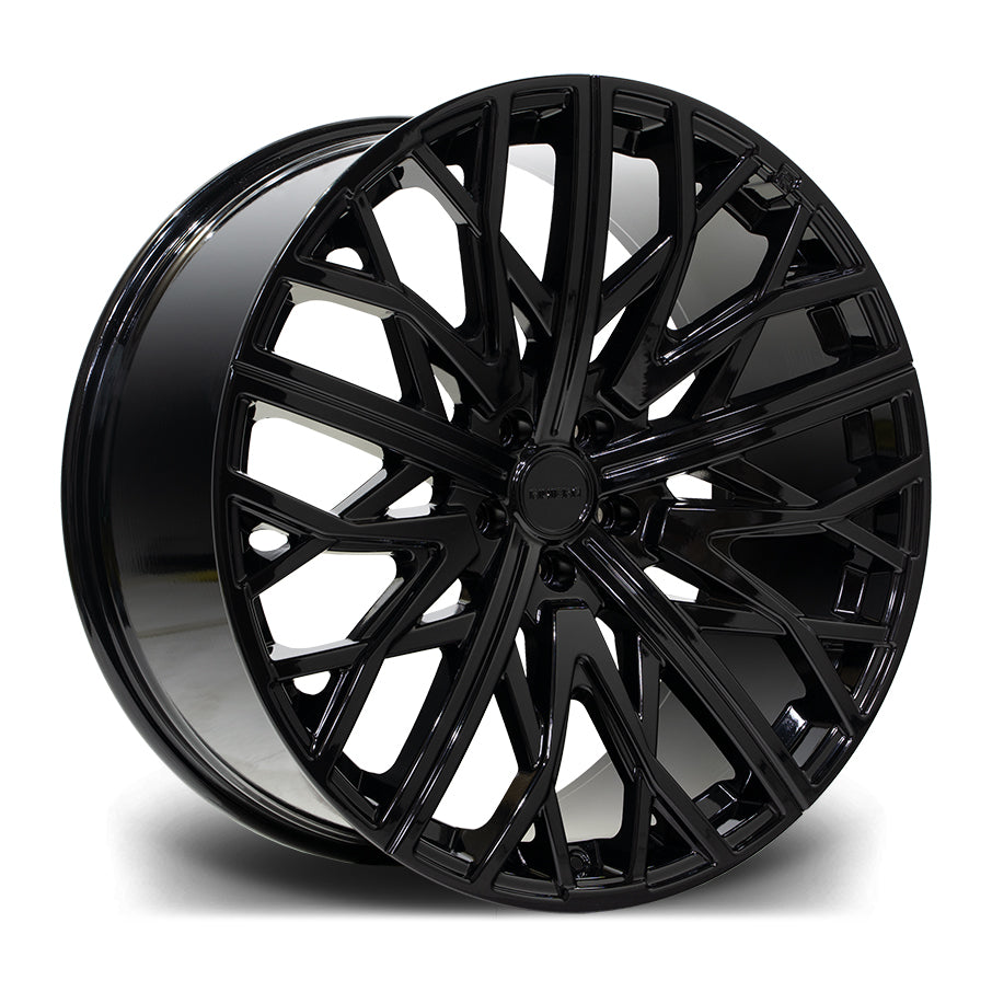 22 INCH RIVIERA RV131 GLOSS BLACK ALLOY WHEEL (SET OF 4) Position 1