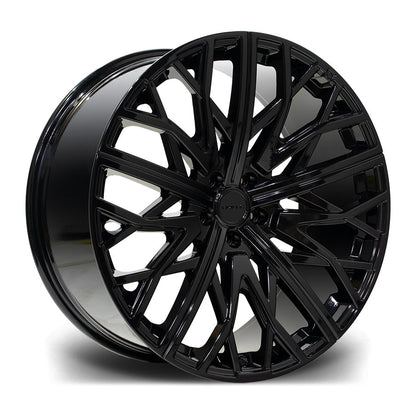 22 INCH RIVIERA RV131 GLOSS BLACK ALLOY WHEEL (SET OF 4) Position 1