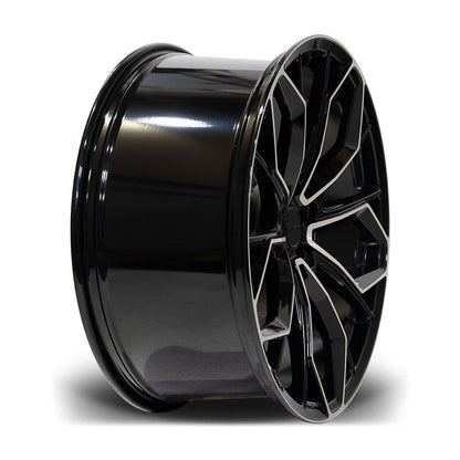 22 INCH RIVIERA RV133 BLACK POLISHED ALLOY WHEEL (SET OF 4) Position 3