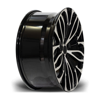 22 INCH RIVIERA RV134 BLACK POLISHED ALLOY WHEEL (SET OF 4) Position 3