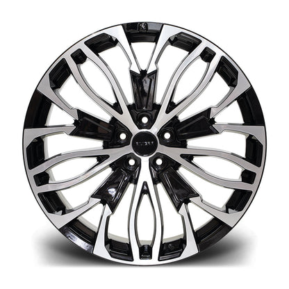 22 INCH RIVIERA RV134 BLACK POLISHED ALLOY WHEEL (SET OF 4) Position 2