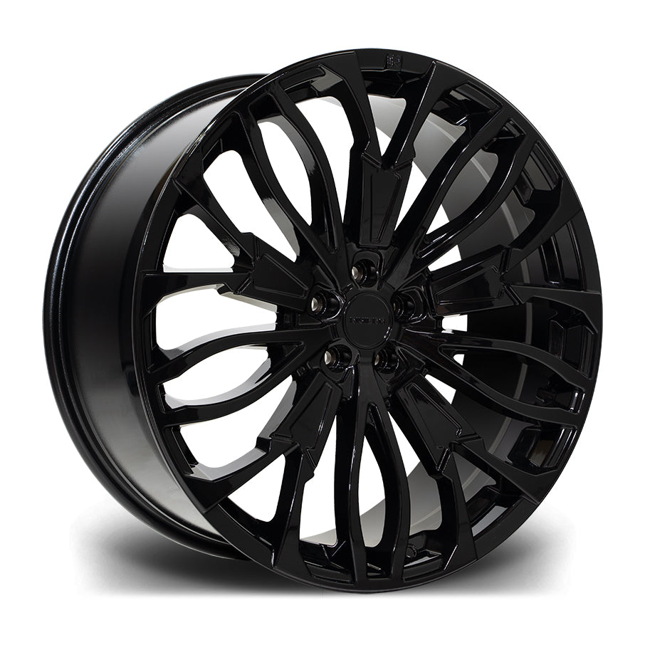 22 INCH RIVIERA RV134 GLOSS BLACK ALLOY WHEEL (SET OF 4) Position 1