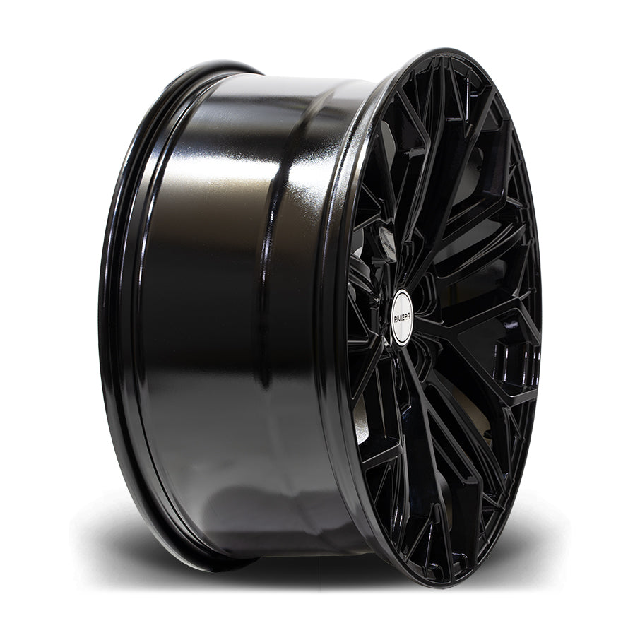 22 INCH RIVIERA RV198 GLOSS BLACK ALLOY WHEEL (SET OF 4) Position 3