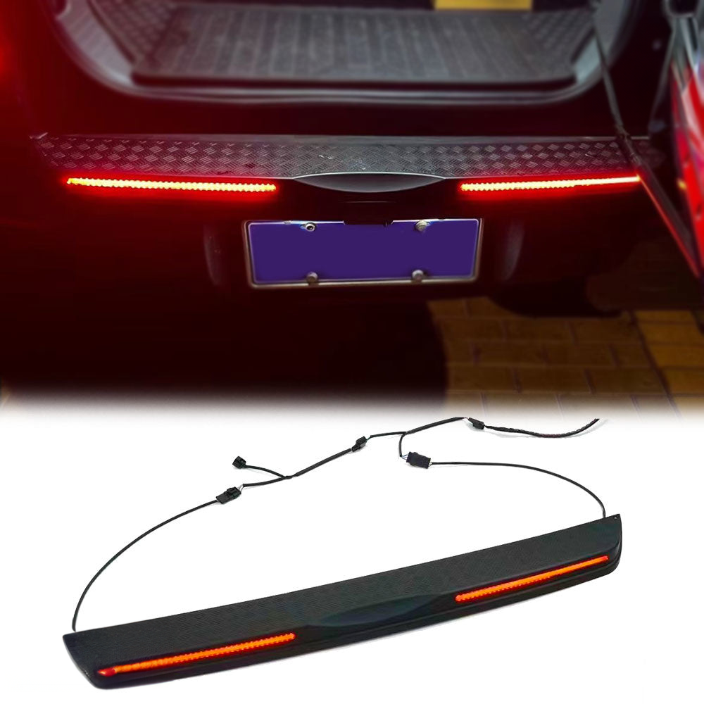 Defender L663 Chequer Rear Boot Protector and Brake Light Position 1