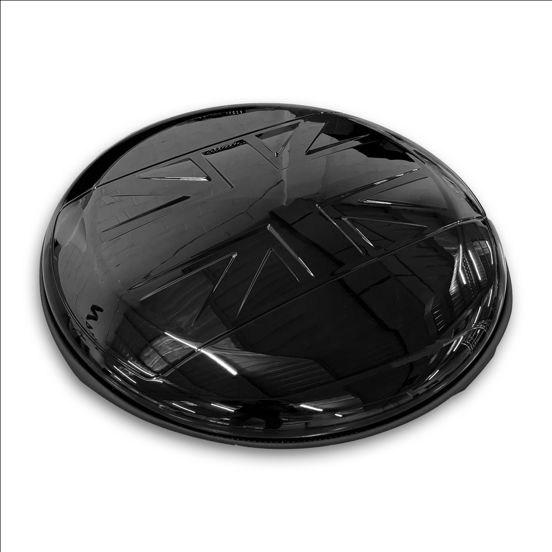 Defender L663 Union Jack Gloss Black Spare Wheel Cover Position 2