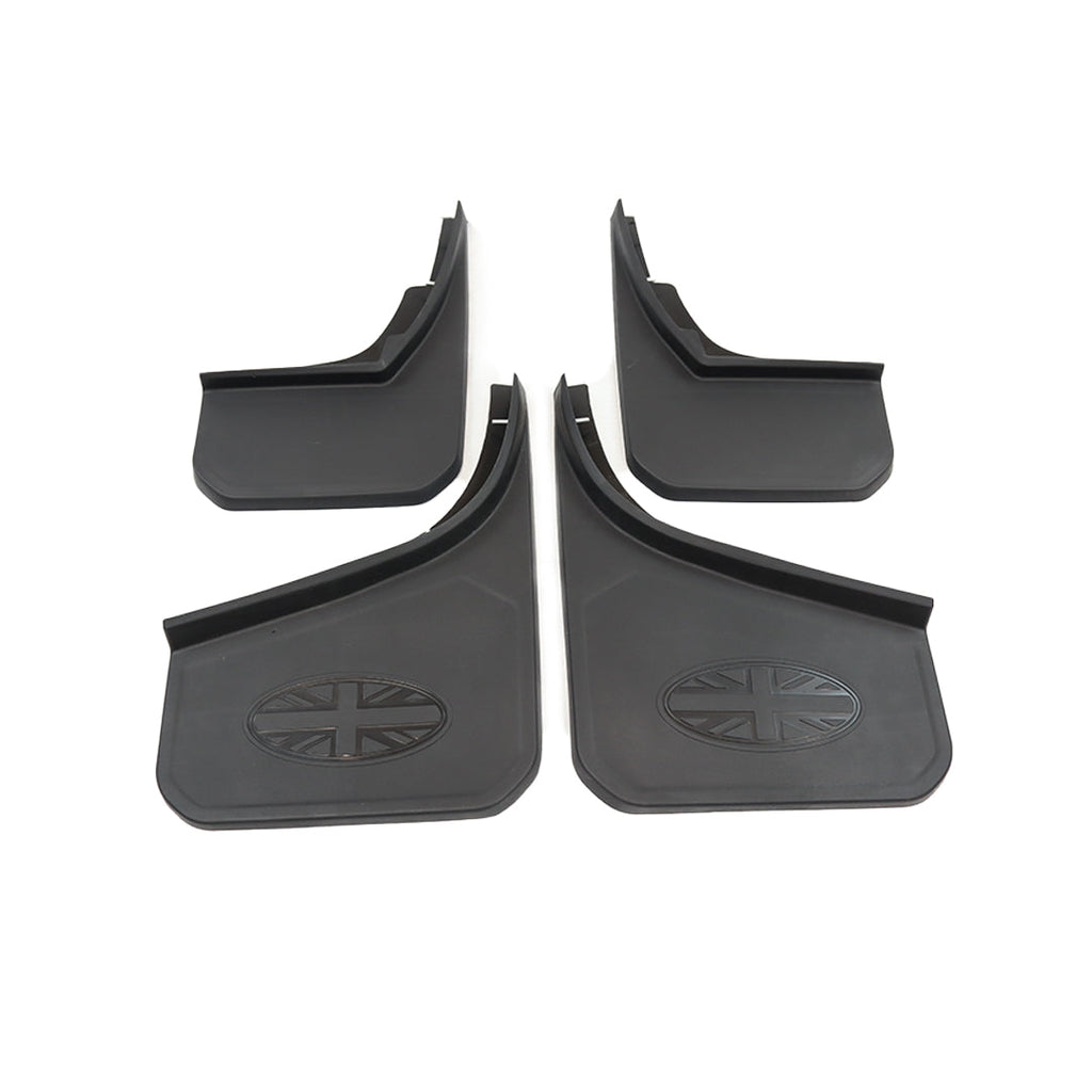Defender L663 Front & Rear Union Jack Mud Flap Kit Position 1