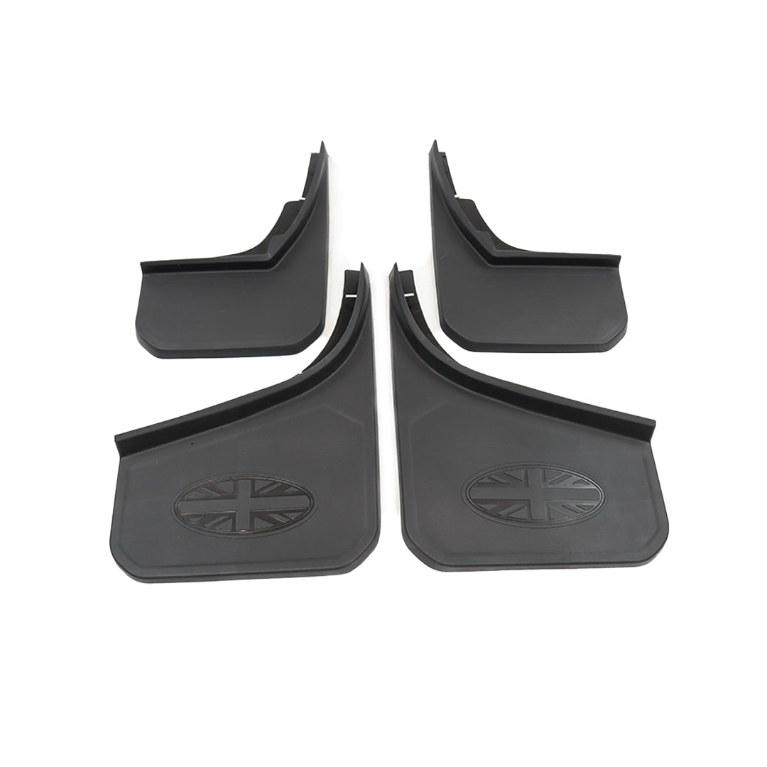 Defender L663 Front & Rear Union Jack Mud Flap Kit Position 1