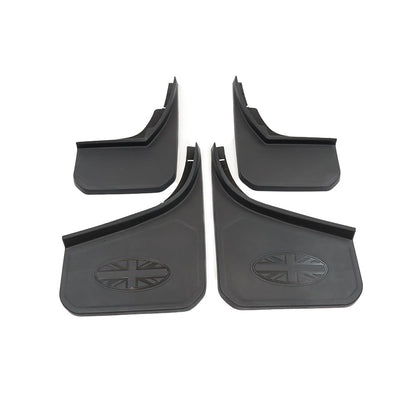 Defender L663 Front &amp; Rear Union Jack Mud Flap Kit Position 1