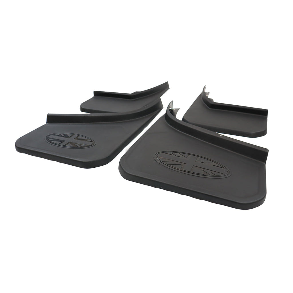 Defender L663 Front & Rear Union Jack Mud Flap Kit Position 3