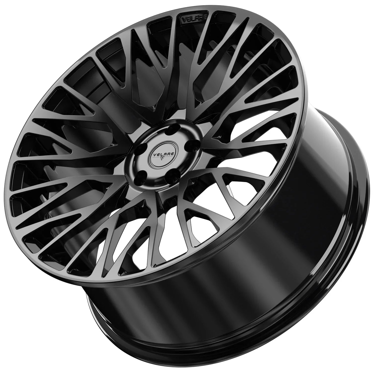 22 INCH VELARE VLR01 GLOSS BLACK ALLOY WHEEL (Set of 4) Position 4