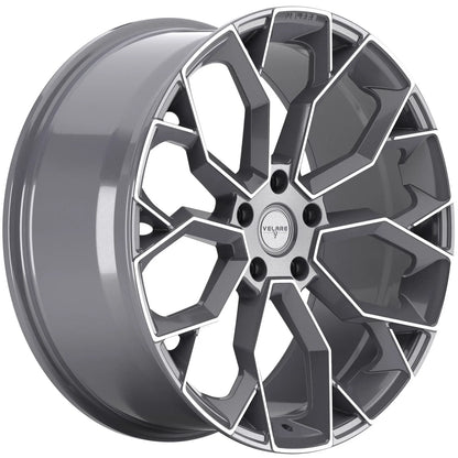 22 INCH VELARE VLR15 PLATINUM GREY POLISHED ALLOY WHEEL (Set of 4) Position 3