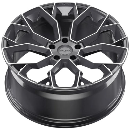 22 INCH VELARE VLR15 PLATINUM GREY POLISHED ALLOY WHEEL (Set of 4) Position 5