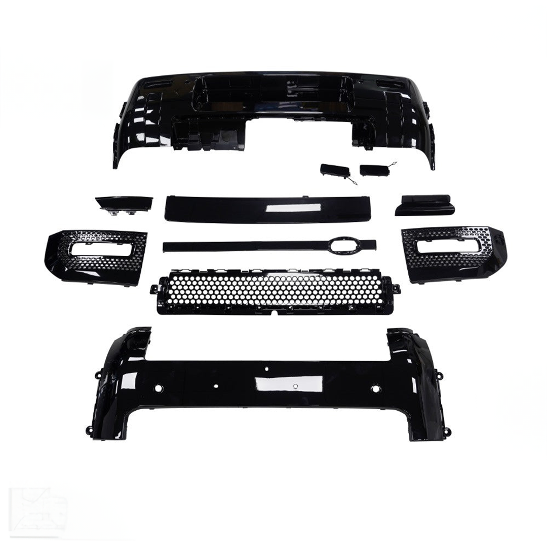 Defender L663 Exterior Black Pack - Front and Rear Bumper Position 1