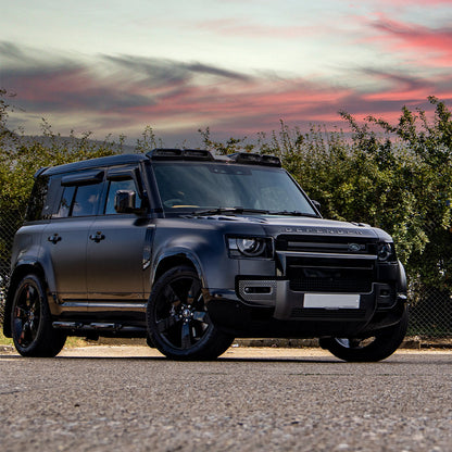 Defender L663 Gloss Black Roof Light Pod Kit Position 4